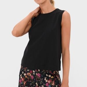 Tuckernuck Sport Black Performance Cotton Sasha Tank